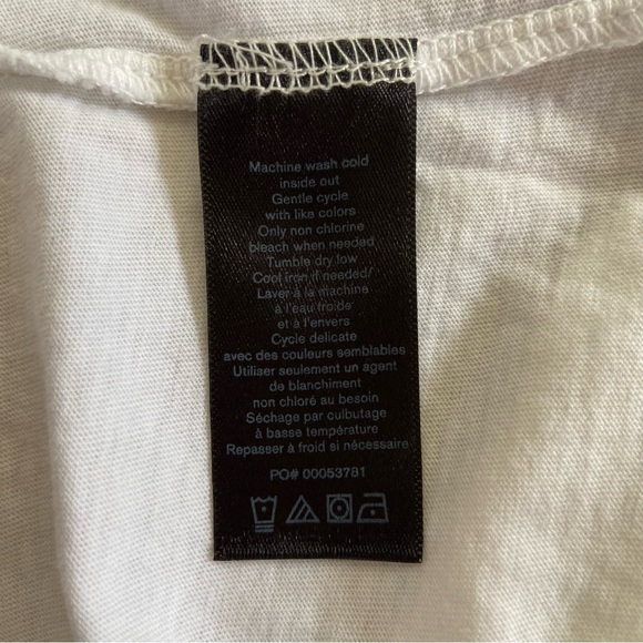 Rag & Bone Miles Cotton Lightweight White Short Sleeved Jersey T-Shirt Sz L - Picture 12 of 14